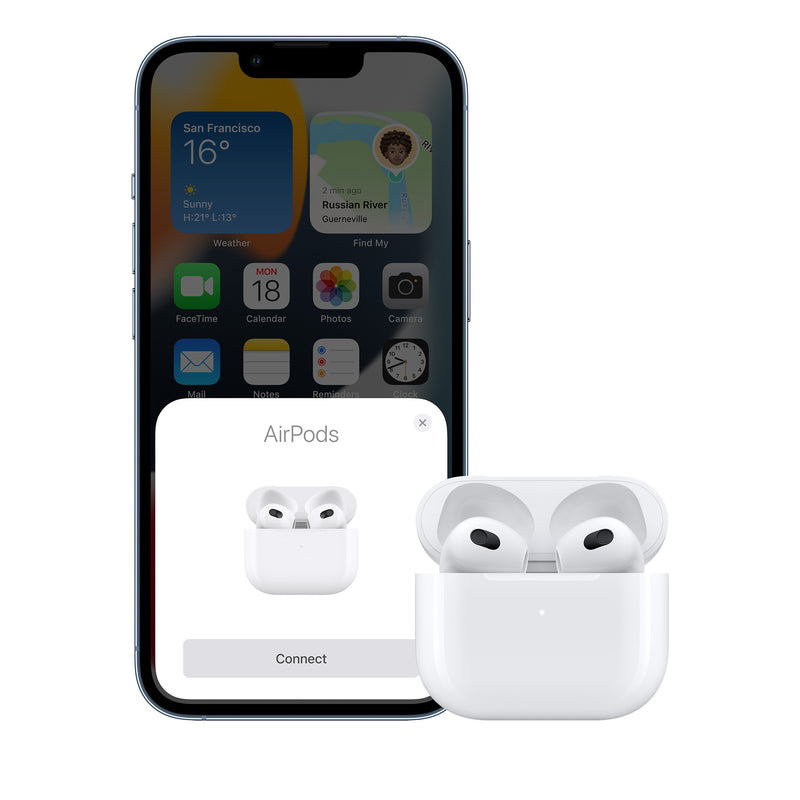 Apple AirPods (3rd generation) with Lightning Charging Case - White