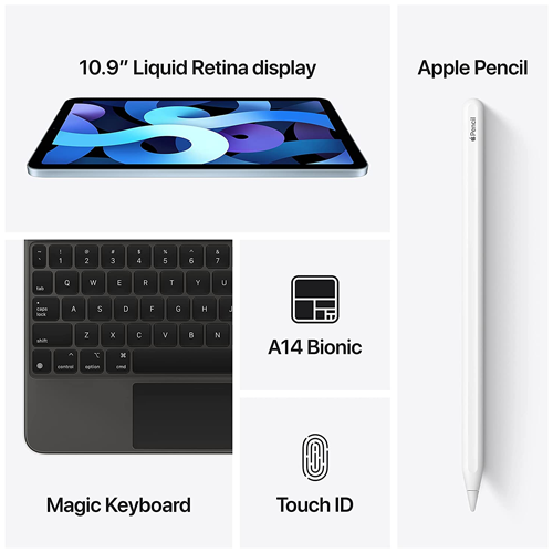 Apple iPad Air 10.9-inch (4th generation) Wi-Fi 64GB - Sky Blue