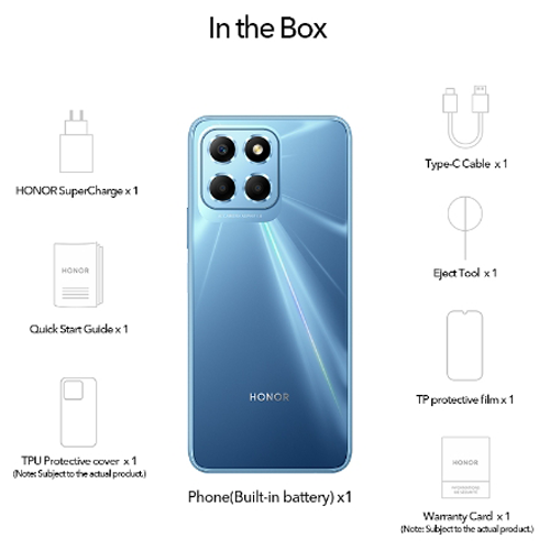 HONOR X8 5G (6GB+128GB) - Ocean Blue