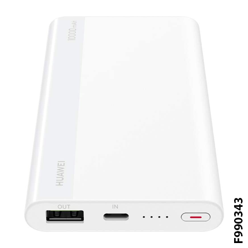 HUAWEI Power Bank | 10000mAh (Max 18W) USB-C | CP11QC | White (F990343)