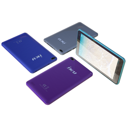 IKU T4 7-Inch 16GB 3G Tablet with Headset & Case - Turquoise