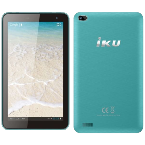 IKU T4 7-Inch 16GB 3G Tablet with Headset & Case - Turquoise