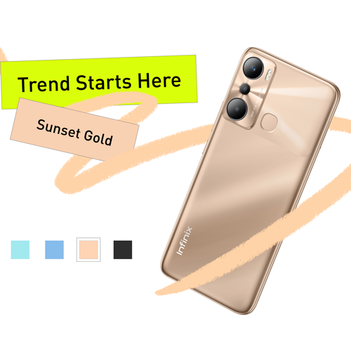 Infinix HOT 20i (4GB+128GB) - Sunset Gold