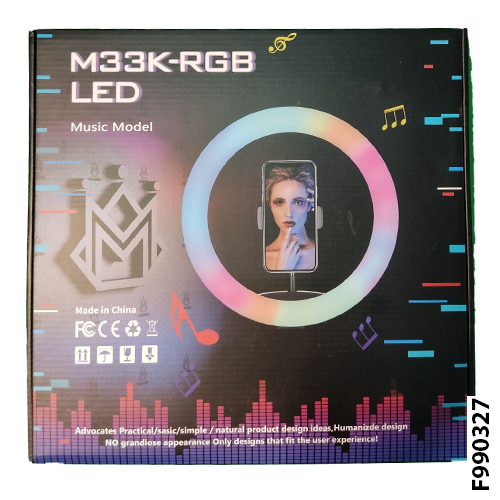 M33K-RGB LED Musical Model Ring Light with Stand and Remote Control