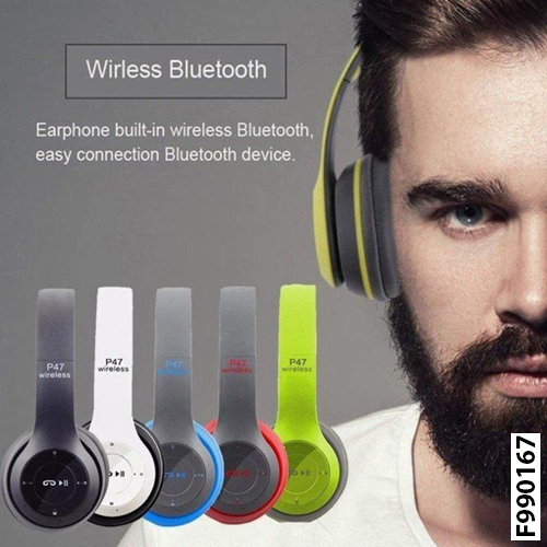 P47 5.0+EDR wireless headphones - White (F990167)
