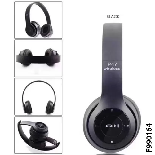 P47 5.0+EDR wireless headphones - Black (F990164)