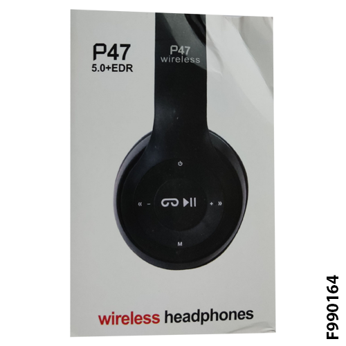 P47 5.0+EDR wireless headphones - Black (F990164)