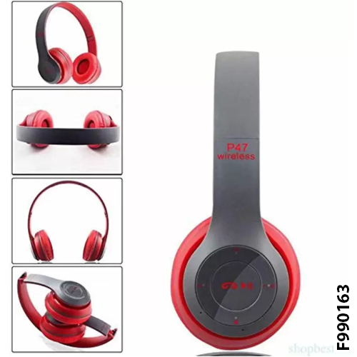 P47 5.0+EDR wireless headphones - Red (F990163)