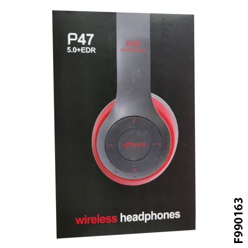 P47 5.0+EDR wireless headphones - Red (F990163)