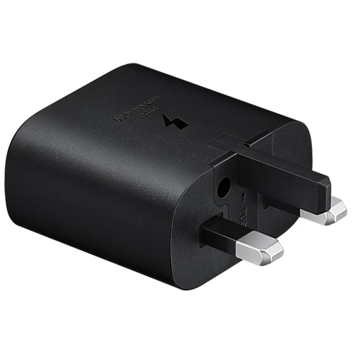 SAMSUNG 25W PD Adapter USB-C (EP-TA800 Travel Adapter Only/Support PD 3.0 PPS/Compatible with Android & iPhone) - Black