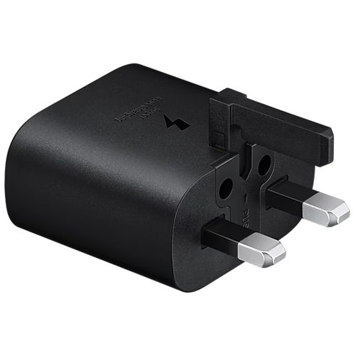 SAMSUNG 25W PD Adapter USB-C (EP-TA800 Travel Adapter Only/Support PD 3.0 PPS/Compatible with Android & iPhone) - Black