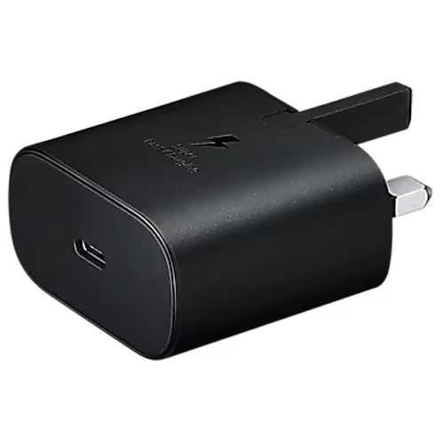 SAMSUNG 25W PD Adapter USB-C (EP-TA800 Travel Adapter Only/Support PD 3.0 PPS/Compatible with Android & iPhone) - Black