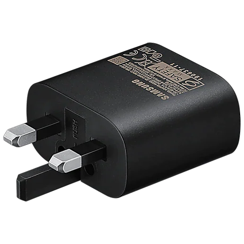 SAMSUNG 25W PD Adapter USB-C (EP-TA800 Travel Adapter Only/Support PD 3.0 PPS/Compatible with Android & iPhone) - Black