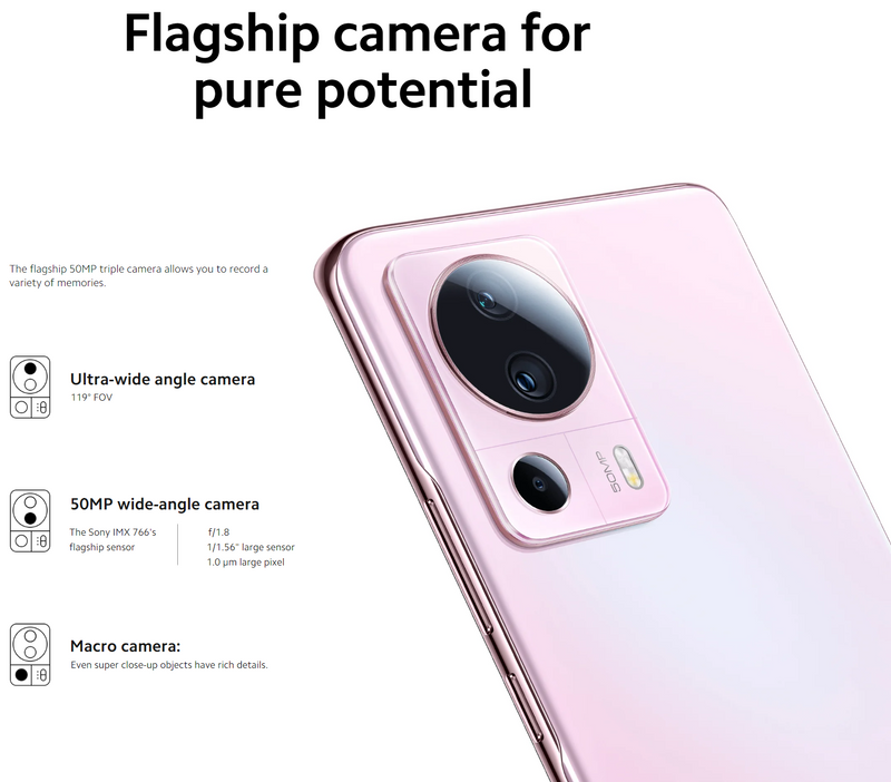 Xiaomi 13 Lite 5G (8GB+256GB) - Lite pink