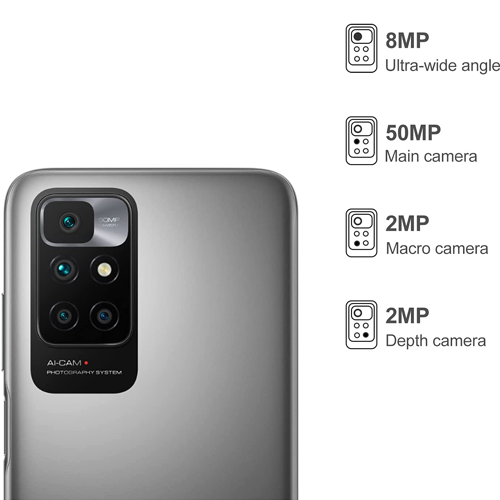Redmi 10 (4GB+64GB) - Carbon Gray