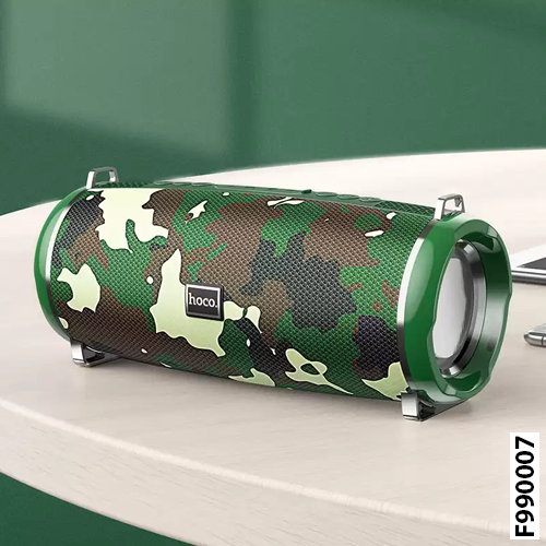 hoco HC2 True Wireless LED Flashing Speaker - Camouflage Green (F990007)