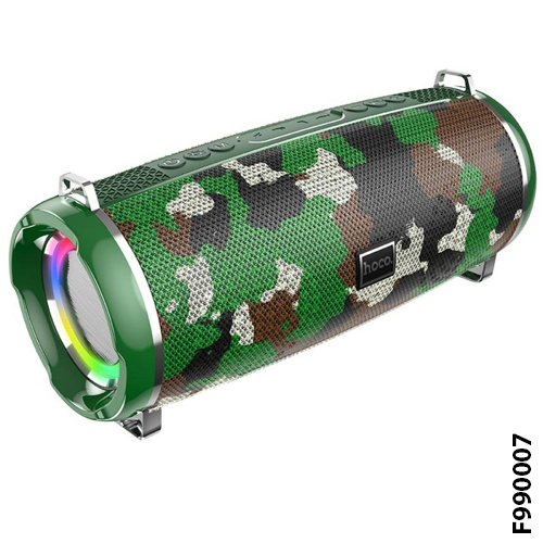 hoco HC2 True Wireless LED Flashing Speaker - Camouflage Green (F990007)