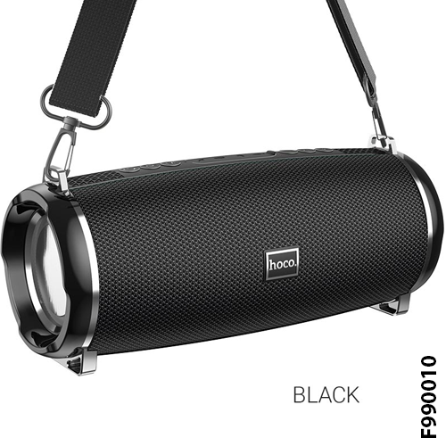 hoco HC2 True Wireless LED Flashing Speaker - Black (F990010)